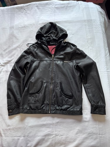 Superdry black leather - black,
