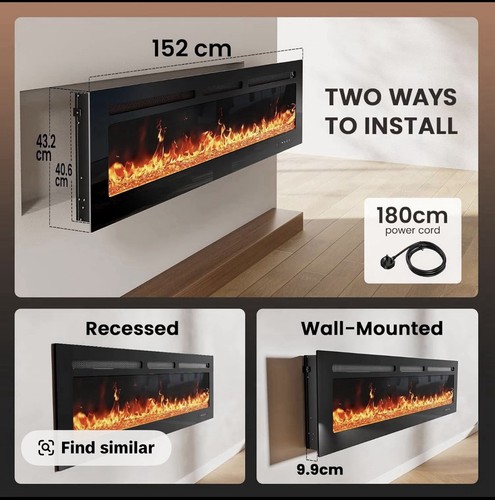 Electric fireplace stand - fireplace, tv