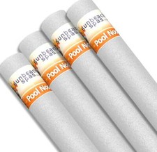 4x White Single Swimming Pool Noodle Float Aid Woggle Log Noodles Water Flexible