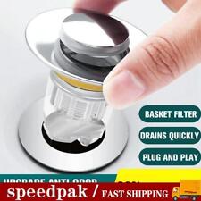 Universal Wash Basin Core Bounce Drain Filter up Bathroom Sink Plug New F0