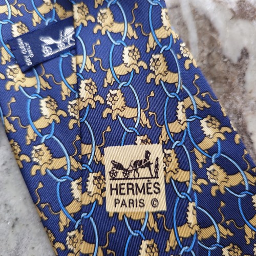Vintage hermes men silk - hermes,