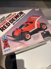 Bandai Red Demon Rat Racer Turbo R/C – Retro 80s RC Off Road Buggy –Original Box