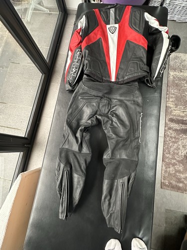 Motorcycle leather jacket and - leather,