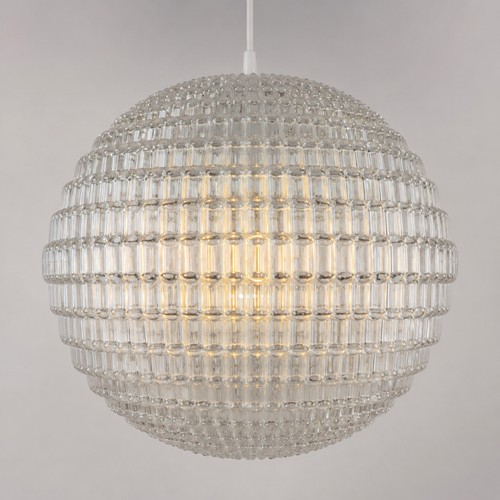 Large vintage ribbed bubble - ribbed,