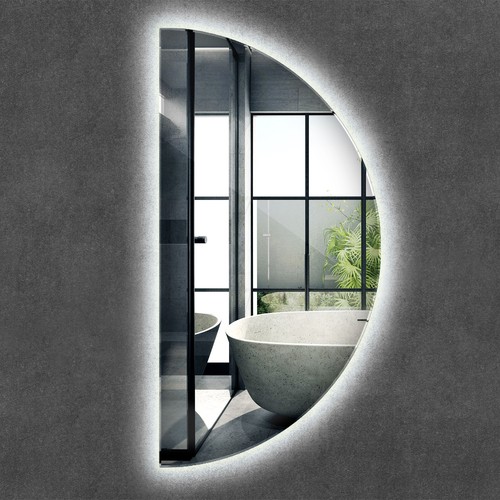Half moon round led - moon,