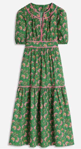 Boden green rhea dress - green,