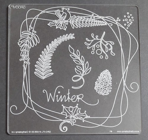 Groovi entwined winter square - groovi,