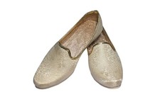 Mens Handmade Punjabi Jutti Maharaja Style Khusa Mojari Slip On Shoes Art-LR 25