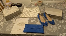 Shoes and Handbag Peter Kaiser Blue Size 4 for Party Or Wedding Special Occasion