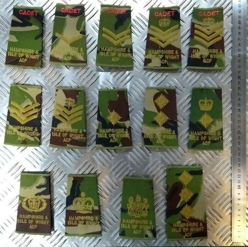 Army rank slide - hampshire, &
