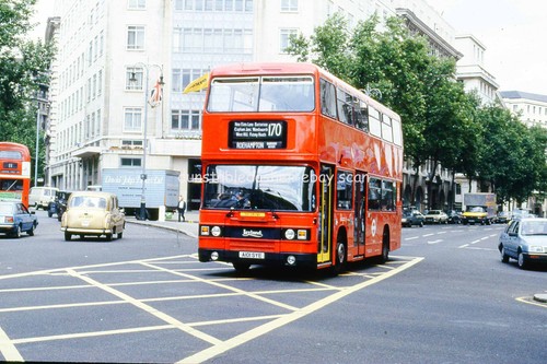 35mm bus slide - bus, london