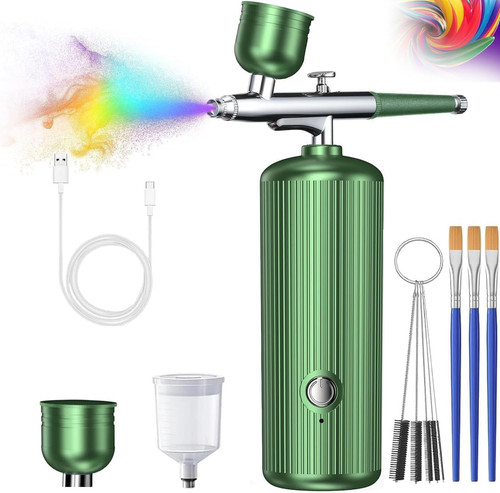 Airbrush kit with - kit, compressor