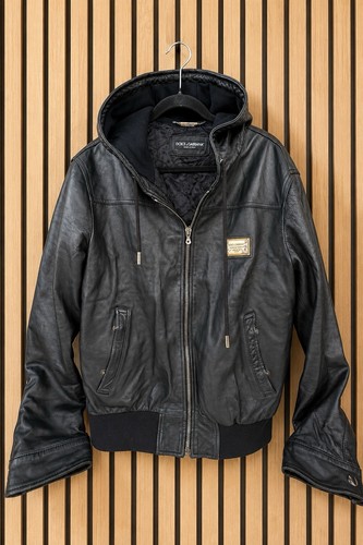 Dolce gabbana black leather - dolce,
