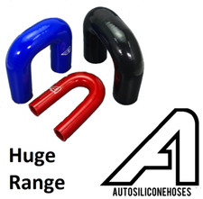 180 degree Silicone Hose Elbows Coolant Water Boost Reinforced Pipes U Bend