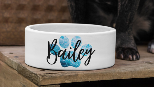Personalised pet bowl custom - personalised,