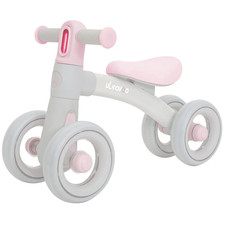 Balance Bike Toddler 12-24 Months 3-Mode Light 4 Transparent Wheels Ride On Gift