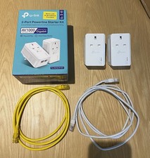 TP-Link AV1000 Gigabit - 4 Ports Power Line Starter Kits (2 Full Sets)