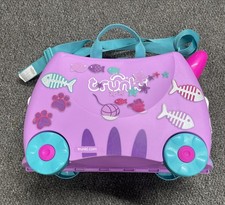 Trunki Children's Ride On Suitcase And Kids Hand Luggage Hardcase Cassie Cat