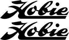 HOBIE catamaran kayak sail boat sailing dinghy campervan car stickers 2x585mm