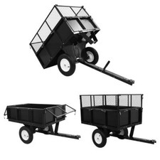 Black Tipping Trailer for Lawn