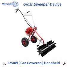 1.7-HP Gasoline-powered Road Leaf Sweeper Broom Nylon Roller Brush Snow Blower