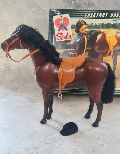 Sindy vintage chestnut horse - chestnut,