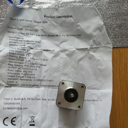 Nema17 48mm 4 wire - 1.8°, 4-wire