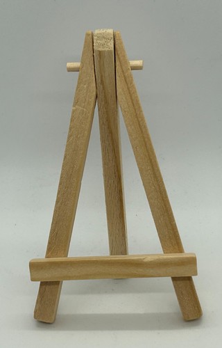 Wooden mini easel 12 5cm - easel,