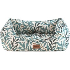 Luxury Dog Box Bed Cat Pet Sofa Willow Bough William Morris No Slip Washable