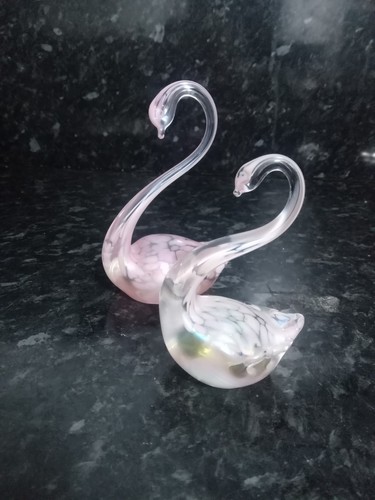 Vintage heron glass - heron,