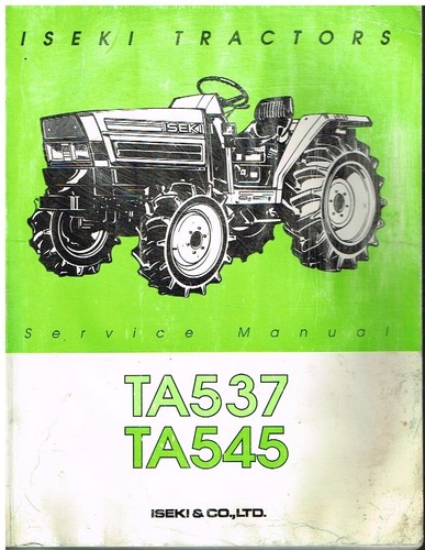 Iseki ta537 ta545 - iseki, tractor