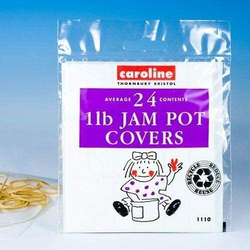 Jam pot covers clear - jam,