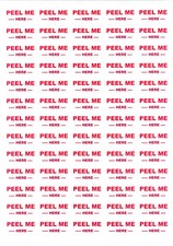 650+ - PEEL ME HERE Labels
