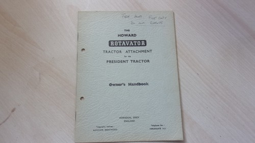 Howard rotavator attachment - rotavator,