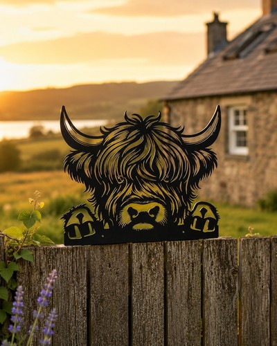 Highland cow garden ornament - highland,
