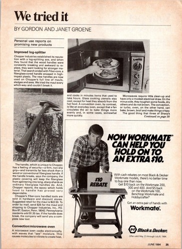 Black decker vintage print - black, &
