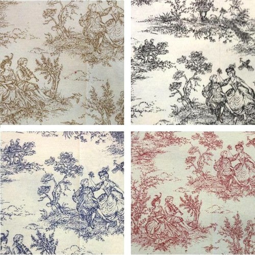 Cotton rich linen look fabric - rich,