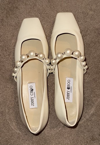 Jimmy choo ade - white, patent