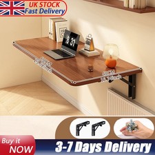 Wall mounted table foldable floating laptop desk small space bedroom dining room