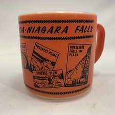 Federal Milk Glass Mug Travel