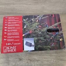 Vintage Konst Smide 140 Multi-function Christmas Tree Lights Retro New Push In