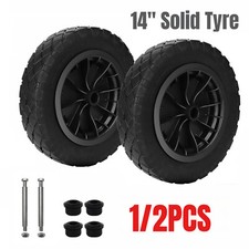 UK PU 14" BLACK Puncture Proof