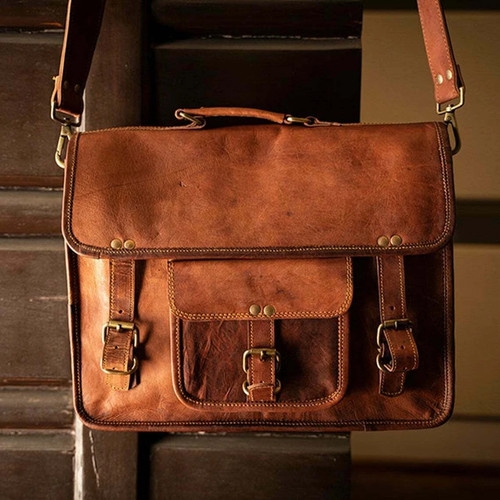 Men vintage genuine leather - vintage,