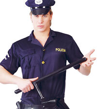 Fancy Dress Large Police WPC Cop Truncheon Night Stick Black Riot Baton Costume