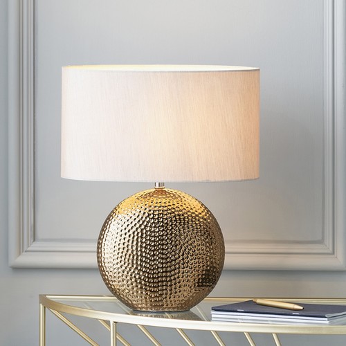 Bronze ceramic table lamp - ceramic,