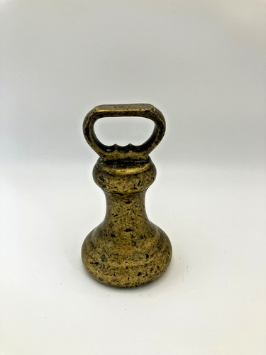 Antique 2lb brass - brass, weight