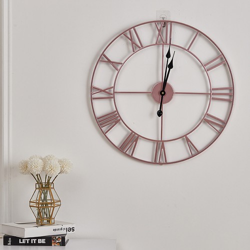 80cm large metal wall - metal, clock