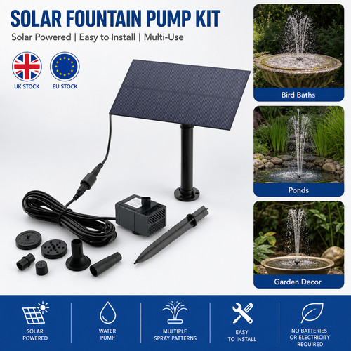 Solar fountain water pump - fountain,