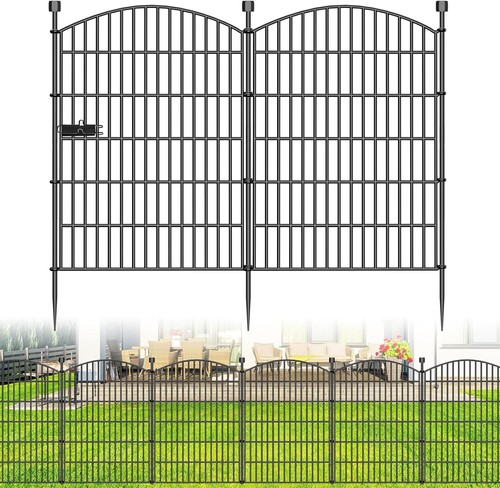 10x metal garden fence - metal, with