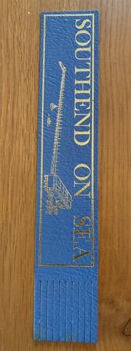 Leather bookmark southend - bookmark, on